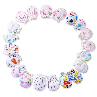 중국 Best Selling Cute Printed Fingerless Baby Gloves Scratch-Resistant Mittens Breathable Baby Gloves 판매용