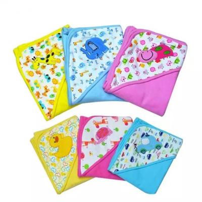 China Wholesale Sustainable Soothing 100% Cotton Newborn Baby Wrapping Towels Support Bath Baby Hooded Blanket Towel for sale