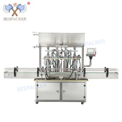 China GARMENT GT4T Juice Peanut Butter Cosmetic Sauce Bottle Cream Oil Honey Yogurt Milk Filling Machine for sale