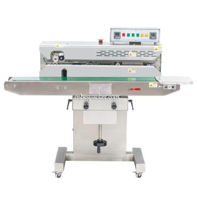 China CLOTHING Foil Bag Rice Bag Sealing Machine XK-1100V Vertical Sealing Machine for sale