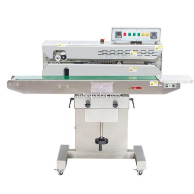 China Automatic Vacumm Sealer XK-1100V Aluminum Clothing Sealing Machine Continuous Tray Sealing Machine for sale