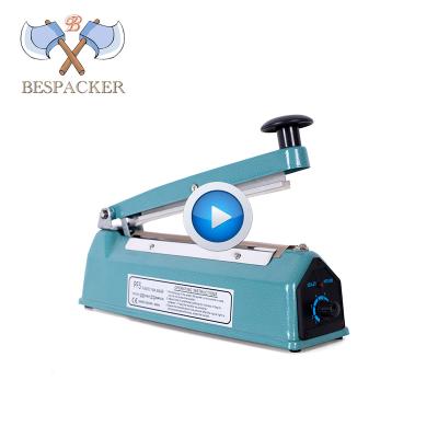 China CLOTHING Bespacker PFS-200 Manual Iron Body Mini Hand Pulse Heat Bag Film Sealer Sealing Machine zu verkaufen