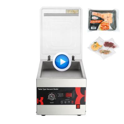 China 2021 New Commercial Beverage Vacuum Sealer Vacuum Packing Machine For Food Clothing Steak Products Chemical for sale