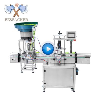 China Automatic Plastic CLOTHING Screw Sealing Glass Bottle Capping Machine for sale