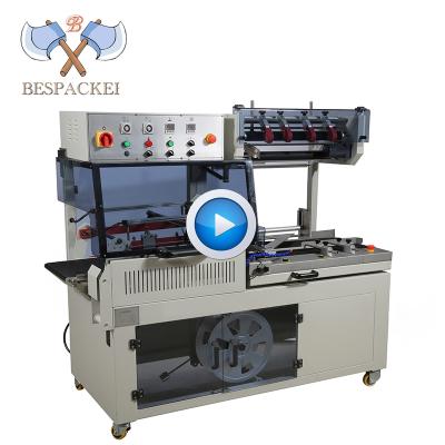 China CLOTHING Bespacker QL-5545 L Automatic Sealing And Slitting Machine With Wrapping Heat Shrink Wrapping Machine for sale