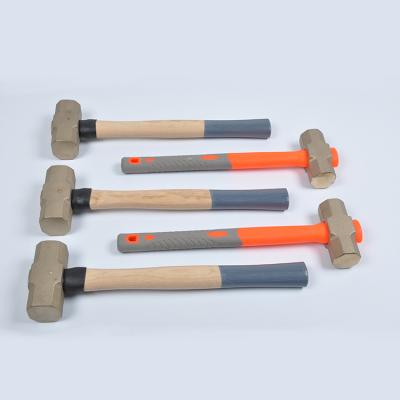 China China DIY Tools Hammer Unsparking Octagon Explosion-proof Non-sparking Copper Hammer for sale