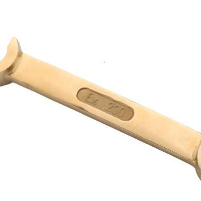 China China Hardware Handy Tools Open End Open End Wrench Aluminum Bronze Non-sparking Double End Wrench for sale