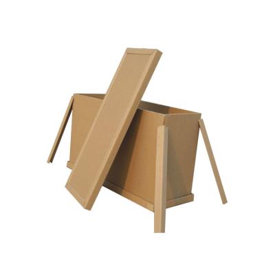 China Handmade Solid Honeycomb Paperboard Logistics Transport Cardboard Packaging Paper Box for sale