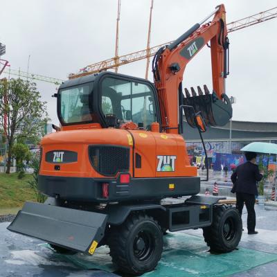 중국 Mini Wheel Crawler Digger Excavator Construction Machinery Repair Shops Machine With Compact Structure 판매용