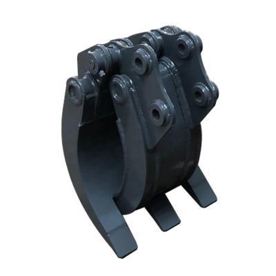 China Demolition Excavator Hydraulic Grab Cylinder Double Hydraulic Grapple Fit 5-8 Ton Machine à venda