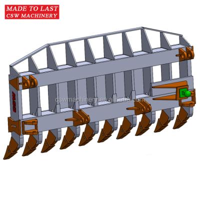 China D10 Bulldozer Customized Professional Excavator Dozer Root Rake For Factory Use D10 Bulldozer Rake for sale