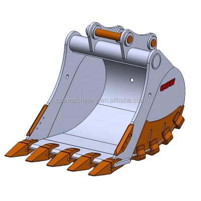 China Excavator Attachment Oem 1 CBM Excavator Rock Bucket For Volvo Ec210 Excavator Mining Rock Bucket for sale