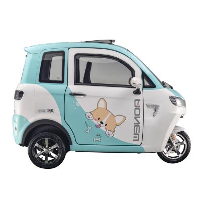 China Factory direct new energy cheap cargo smart electric enclosed electric tricycle minimum car for sale