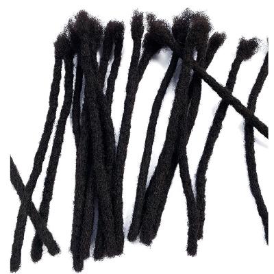 China Free Shipping Wholesale Afro Kinky Curly Hair 500pcs Dreadlocks Sisterlocks Extensions Black Color for sale