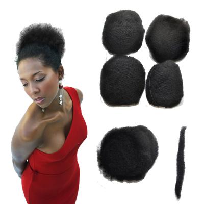 China Wholesale Kinky Curly Afro Curly Hair Bulk 100% Virgin Hair For Dreadlocks Extensions 2PCS/lLot for sale