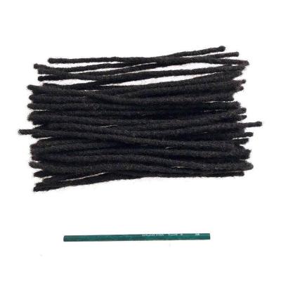 China High Quality Tight Tangled Locs Hair Afro Curly Hair Dreadlocks Hair Extensions Handmade For Black People for sale