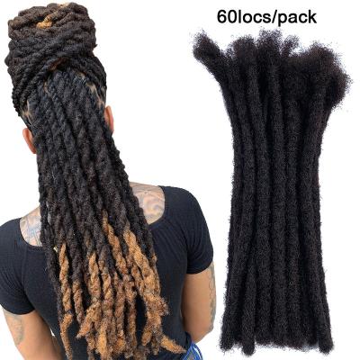 China Handmade Tight Loop Curly Hair Loc Extensions For Braiding Repair And Extend Hair Dreadlock Extensions for sale