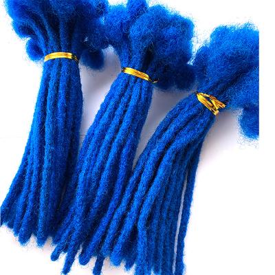 China Wholesale Handmade Curly Loop Location Extensions Hair For Braiding Repair And Extend Hair Dreadlock Extensions Small Size for sale