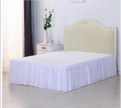 China Factory Wholesale Custom Cheap Solid Soft 100% Polyeste Bedskirt Sheet Bed Spreads Home for sale