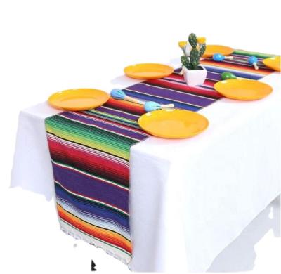 China Wholesale Mexican Farmhouse Table Runner For Kitchen Dining Room for sale