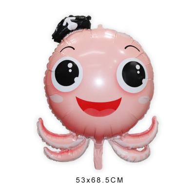 China Gift Toy Animal Foil Balloons Birthday Party Octopus Balloons Sea Theme Party Birthday Decorations for sale