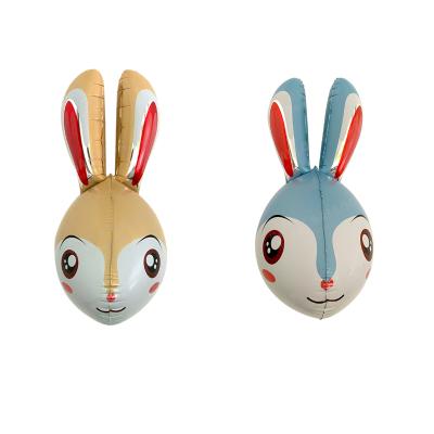 China Gift Toy Free Samples Cute Cartoon Rabbit Model Balloon Globos Conejo Rabbit Ear Long Foil Balloons Balloons for sale