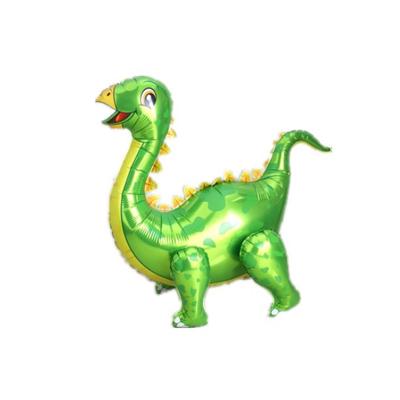 China Gift Toy Standing Dinosaur Balloons Birthday Decor Party Supplies Boys Baby Shower Toy For Kids 4D Dinosaur Foil Balloons for sale