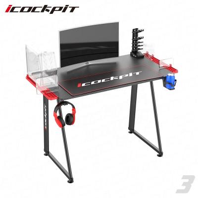 China Icockapit Adjustable Hot Selling Ergonomic Modern Custom Computer Gaming Desk Esports Computer Gaming Study and Gaming Desk (Other) For Sale for sale