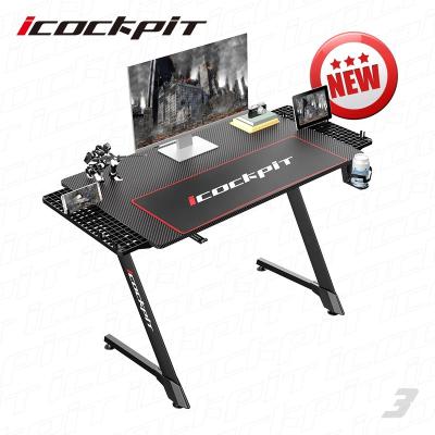 China Modern Metal Leg Gamer Table Mesa Gmaer Best Selling Table (The Other) Adjustable Hot Selling icockpit for sale