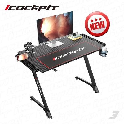 China Hot Selling Cheap Furniture Gamer Desk (Other) Adjustable Icockpit Gaming Desk Home Cheap Modern Table Gaming Desk for sale