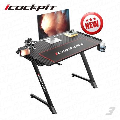 China (Other) Saitu Latest Design Adjustable Gaming and Packing Furniture Computer Table Gaming Computer Desks Gaming Desk for sale