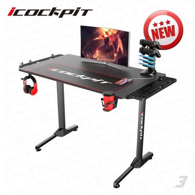 China (Other) Saitu New Model Hotsale Excellent Quality Adjustable Ergonomic Electric Gaming Desk Table PC Gaming Desk for sale