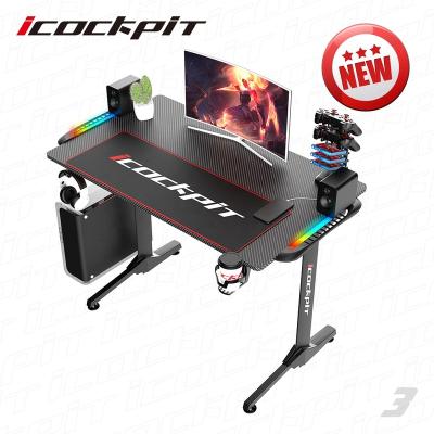 China Best Large Desktop Computer Desk Physical Channels Gaming Desk Top Cheap Ergonomic Corner Gaming Table PC Ergonomic Gamer (Other) Ergonomic Desk for sale