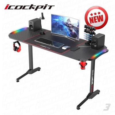 China Gamer Adjustable Hot Ergonomic Desk Home Office Gaming Desk Cheap Game Board (Other) for sale