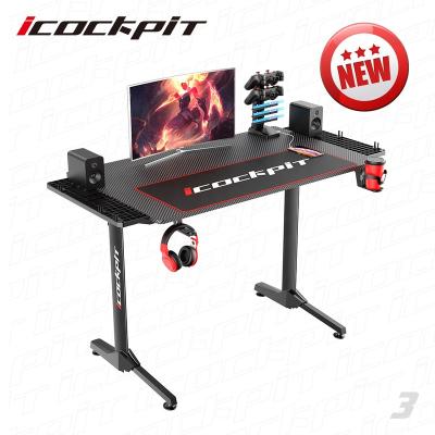 China (Other) Adjustable Icockpit Computer Corner Table Gaming Table PC Mesa Gaming Solid Writing Workstationg Gaming Board for Home Office for sale