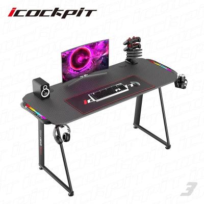 China Brand New Modern Custom Mesa Gaming E-sports E-sports Mesa Gamer Custom Gaming Table (Other) Adjustable Icockpit For Gamer for sale