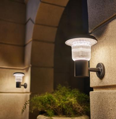 China Garden Solar Power Led Outdoor Wall Lights for sale