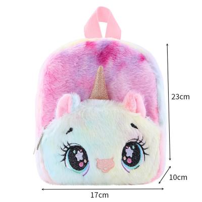 China Wholesale Unicorn Bag Factory Price Soft Toys Cute Unicorn Toys White /Pink Unicorn Bag Plush Backpack, Plush Unicorn School Bag for sale