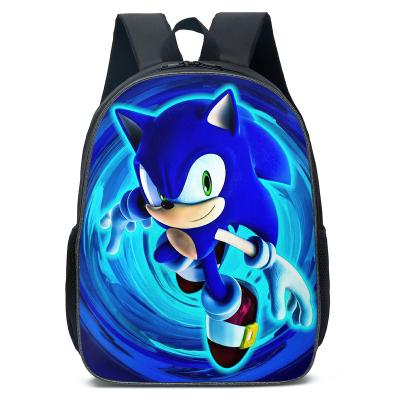 China 2022 other primary secondary school new cartoon animation sonic backpacks men's and women's sonic schoolbag children and for sale