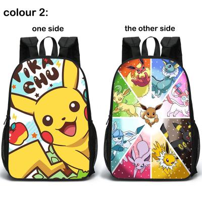 China Other Pikachu Pikachu Double Sided Schoolbag Elementary High School New Backpack DIY Backpack And for sale