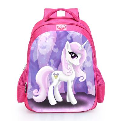 China 6-12 Years Old New Little Pony Other Children's Shoulder Cartoon Backpack, For Kids Little Pony Backpack for sale