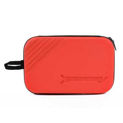 China Durable Custom Advanced Waterproof Red OEM EVA Case Packing Factory Storage Box Ping Pong Box Portable Tennis Racket Bag for sale