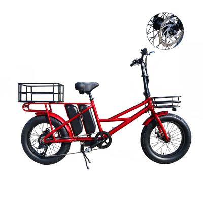 China Hot Sale Electric Aluminum Alloy Beach Cruiser Cargo Bike For Cross Country for sale