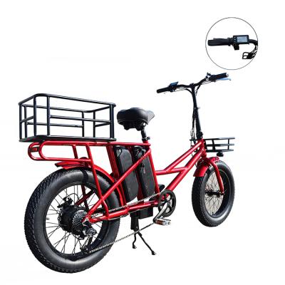 China Aluminum Alloy High Safety 48V 13Ah Cargo Bikes Electric Cargo Bike For Wholesales for sale