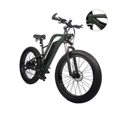 China New Release 500W Aluminum Alloy Fat Tire Electric Bike For Hunting for sale