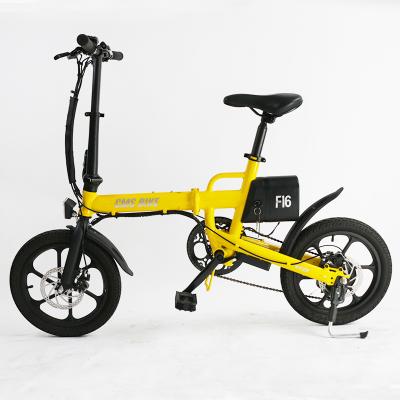 China Mini Elegant Design Folding Bike Mountain Booster City Bruchless Fat Tire Electric Bicycle EBC-4 for sale