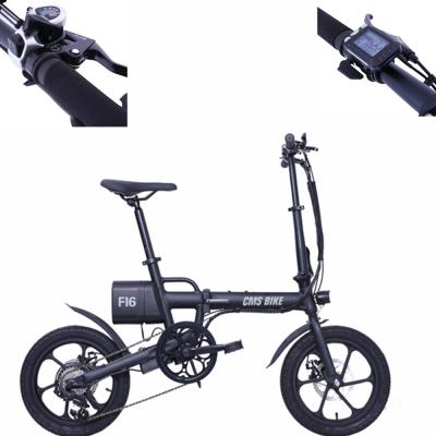 China Mini Folding Electric Bicycle with Aluminum Alloy 36V 7.8Ah for sale