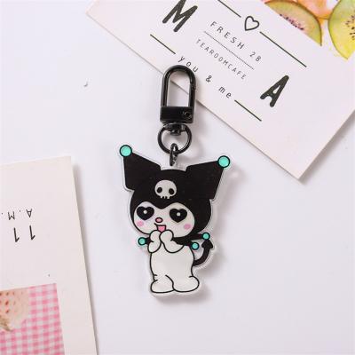 China Custom Plain Acrylic Charms Characters Anime Accessories Charm Bag Promotion Gift Key Chain Double Sided Personalized Acrylic Key Chain for sale