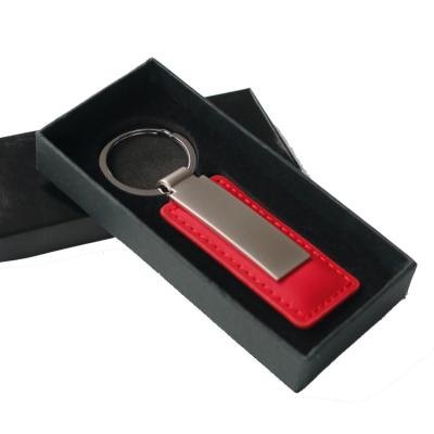 China Factory New Custom Wholesale Rewards Design PU Genuine Leather Key Chain for sale