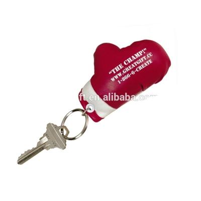 China Xieyuan Factory PU Leather Boxing Key Chain Metal Logo Souvenir Custom Gift for sale